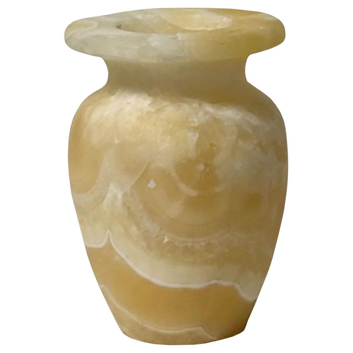 Italian Alabaster Vase For Sale