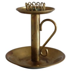 Swedish Modern Brass Candle holder