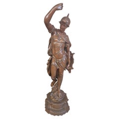 Large Antique Roman Spelter Statue of Mercury - Hermes 100cm High 1930