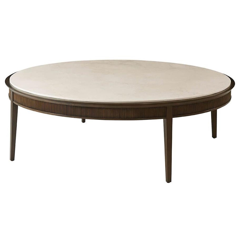 Mid Century Round Cocktail Table For Sale