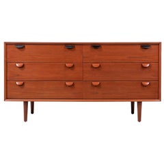 Used Expertly Restored - Danish Modern 6-Drawer Teak Dresser