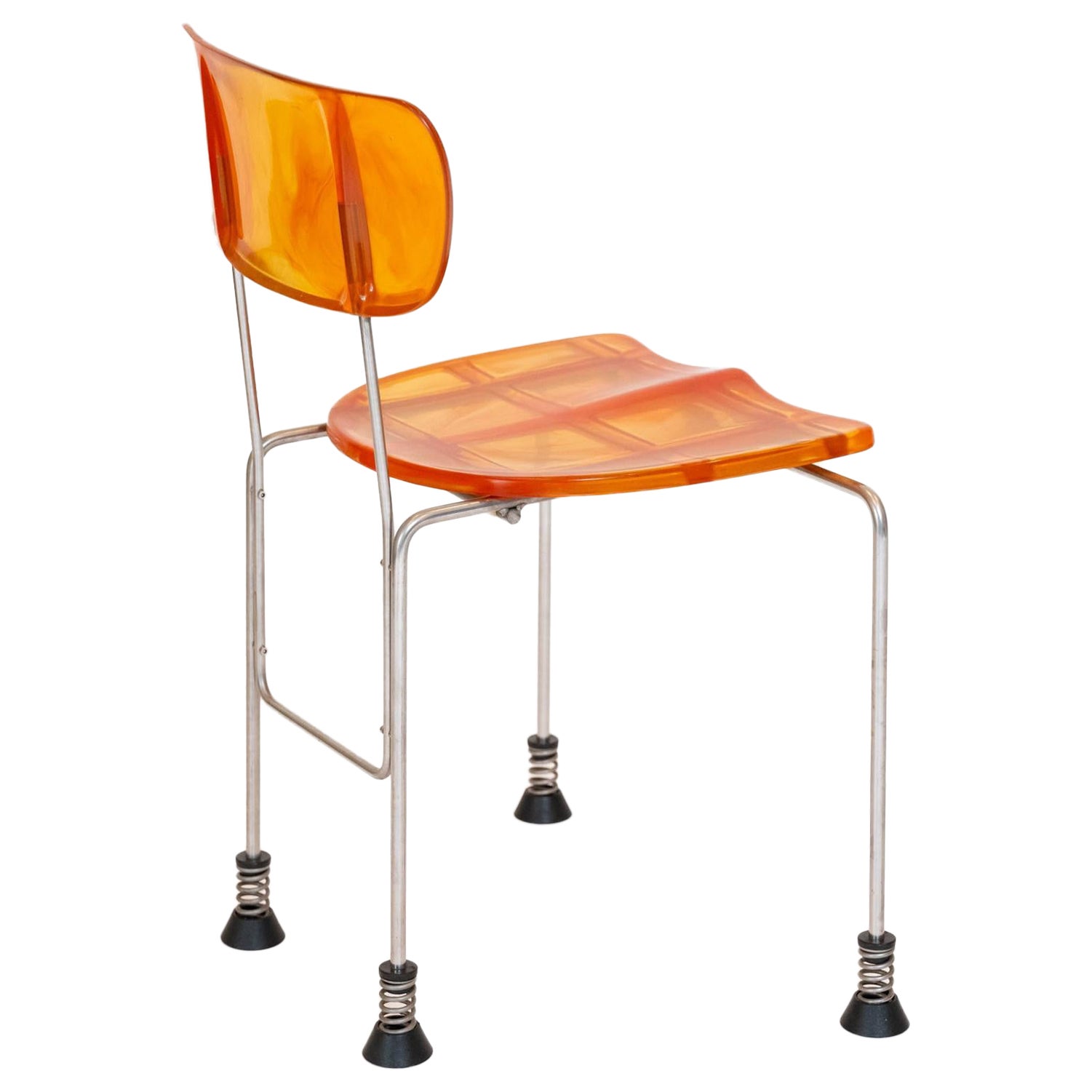Broadway Chair by Gaetano Pesce for Bernini, Hand-Cast Resin, Post Modern Art