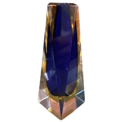 Retro Small Decorative Italian Murano Vase by Mandruzzato 1960