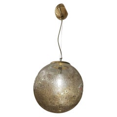 Murano glass pendant "globe" Mazzega 1960