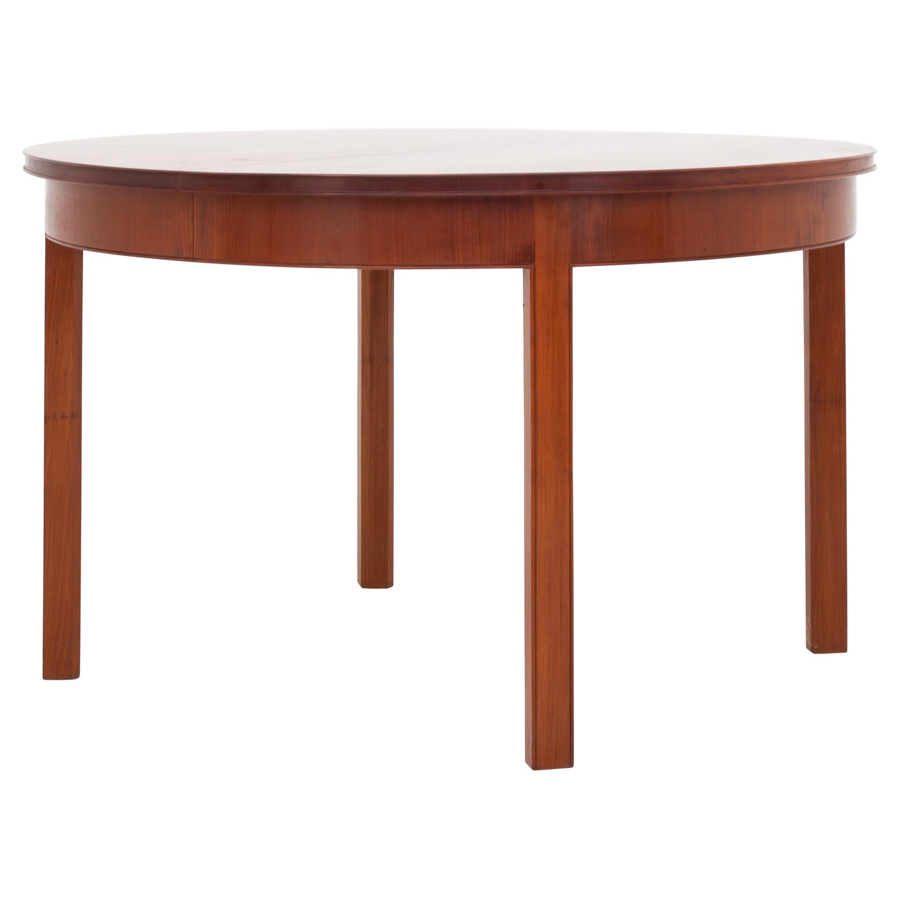 Dining table in solid mahogany by Jacob Kjær For Sale