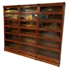 Large antique mahogany Globe Wernicke bookcase