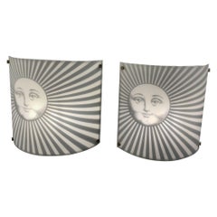 Pair of Wall Lights by Piero Fornasetti, circa 1980