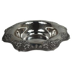 Tiffany American Edwardian Classical Bowl with Flowers & Roundels