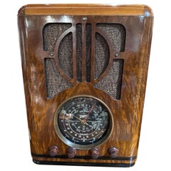 Zenith Model 6-S-229 Tombstone Radio (1938) With Adapter for Bluetooth