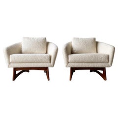 Adrian Pearsall Lounge Chairs, a Pair