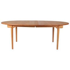 Danish Modern Hans Wegner Sollid Oak Dining Table