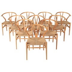 Danish Modern Wishbone Dining Chairs