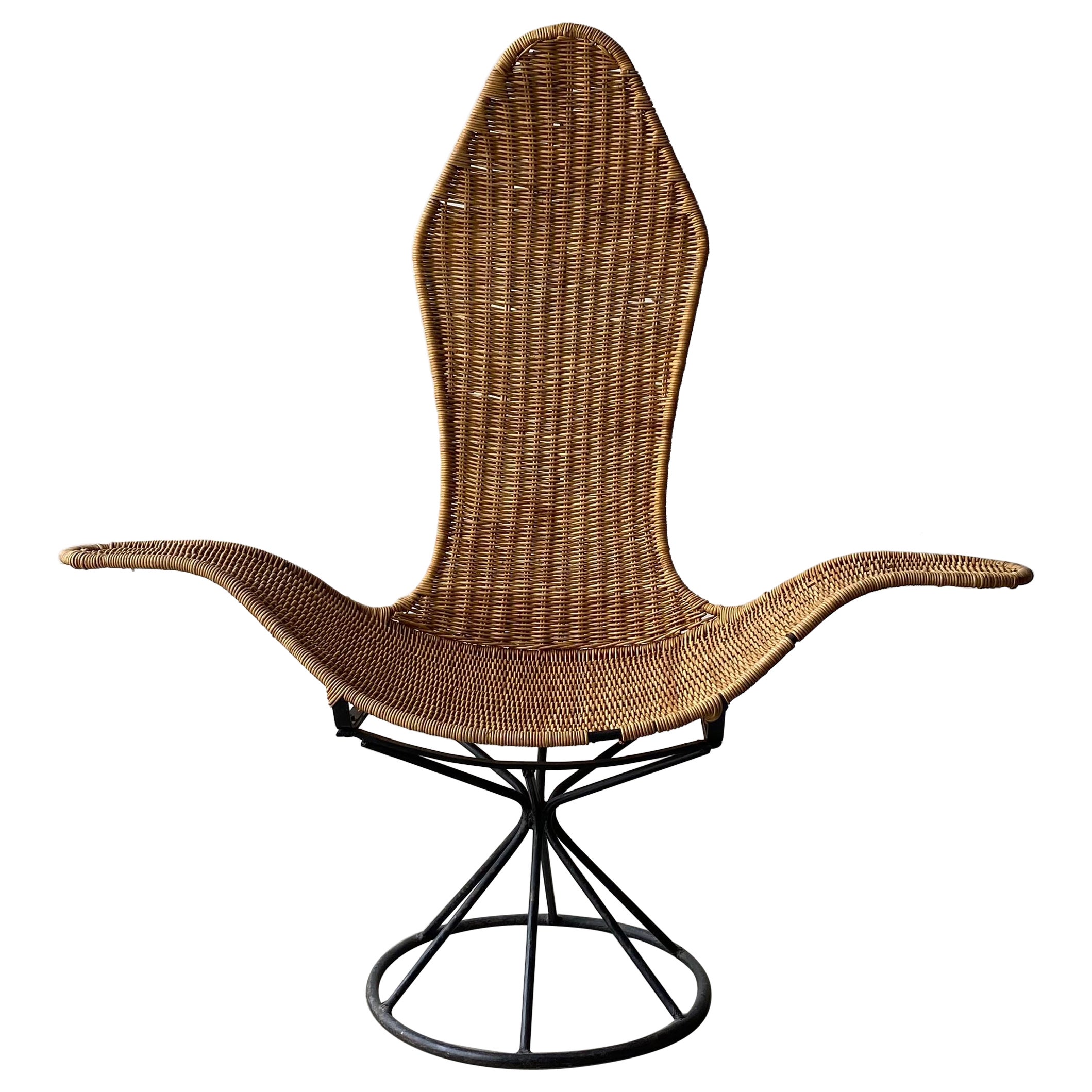 Danny Ho Fong "Wave" Chair, Tropi-Cal For Sale