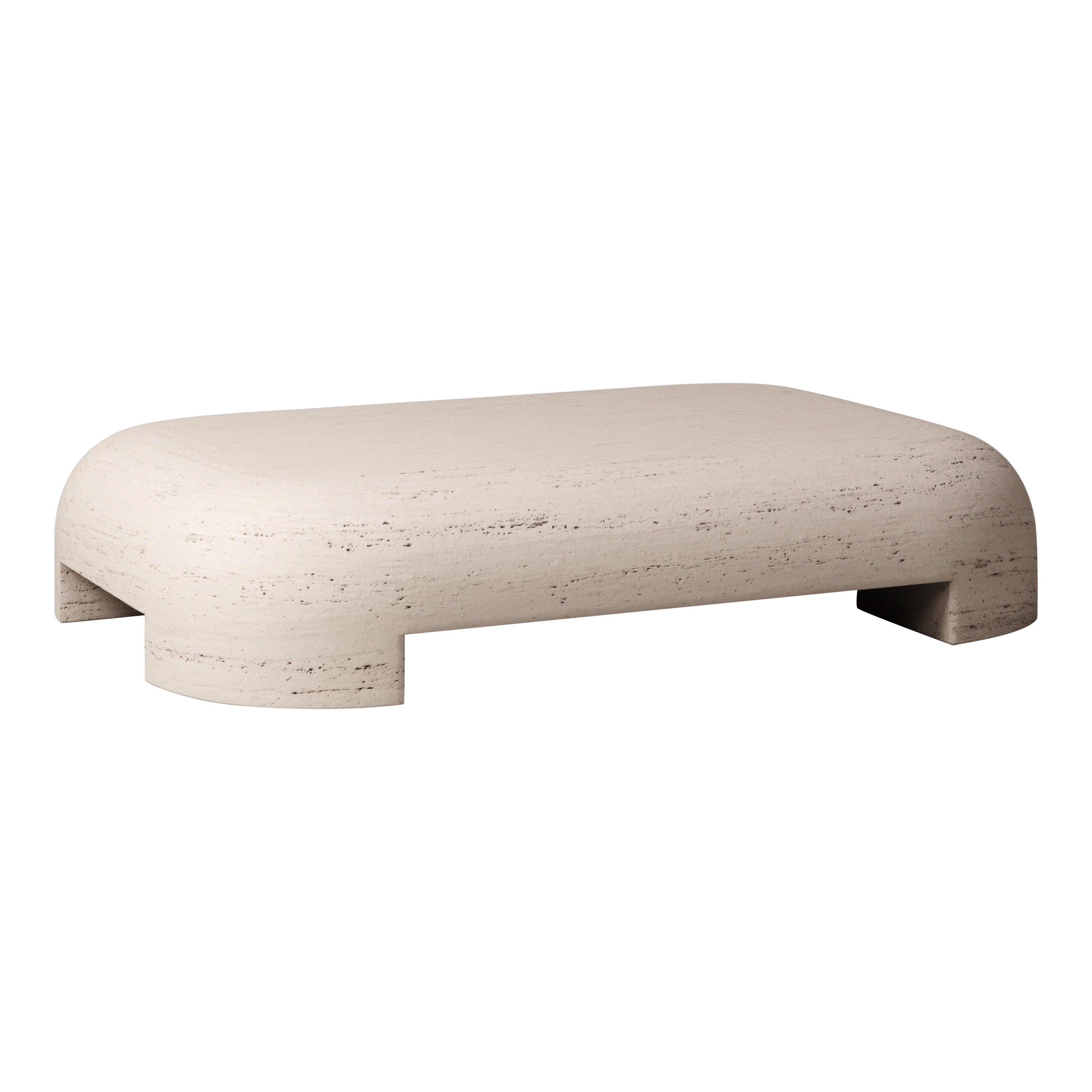 M_012 Coffee Table / Travertine by Monolith