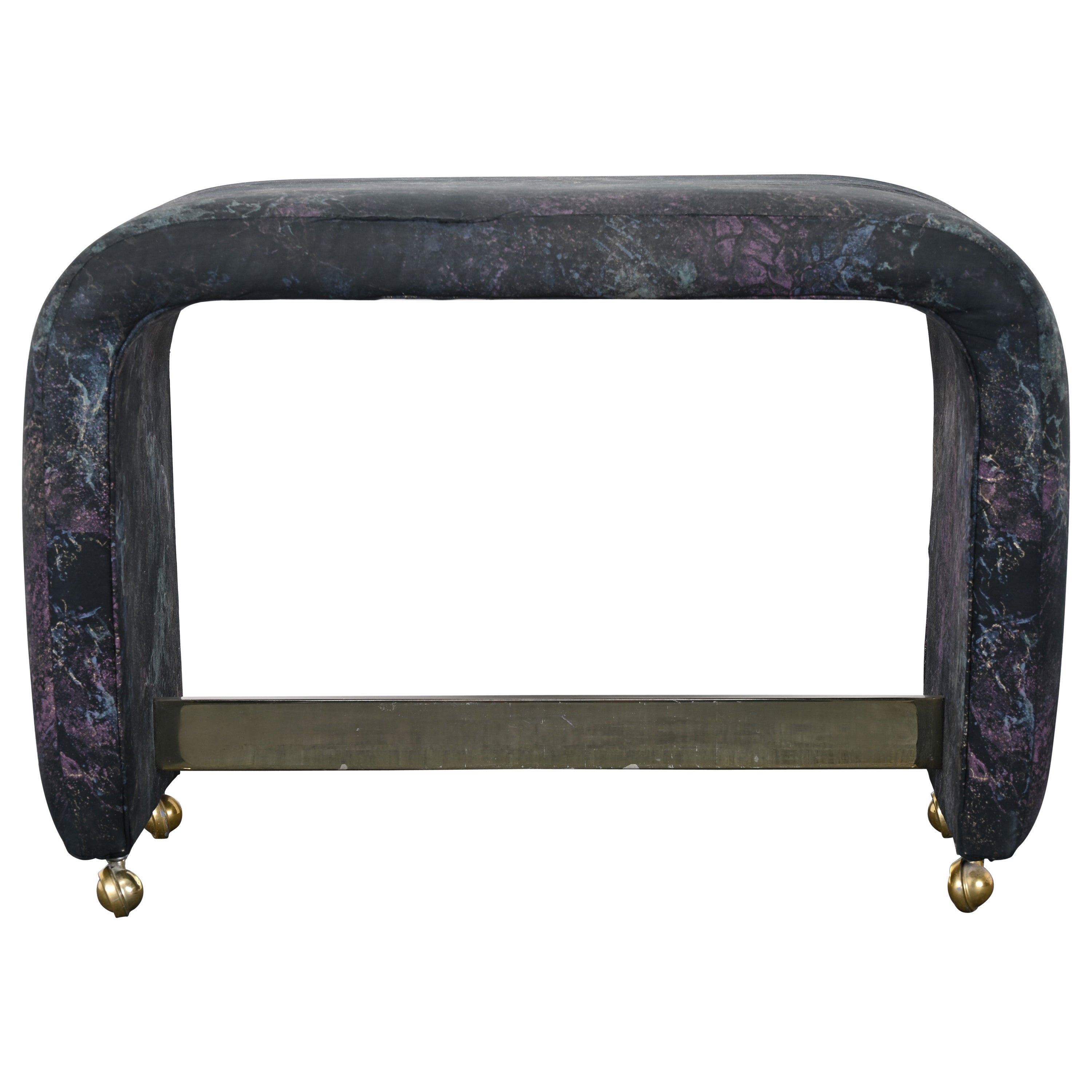 Postmodern Waterfall Bench by Milo Baughman for Thayer Coggin, 1980s For Sale