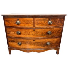 19th Century English Bow Front Chest