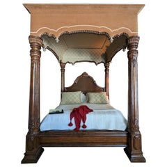 King Size Canopy Poster Bed, Tester Poster Bed
