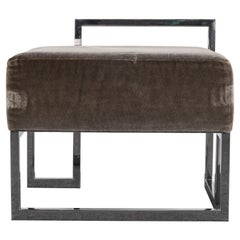 Used Stainless Steel Bench by Vladimir Kagan for Gucci, 1990s