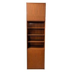Tall Omann Jun Teak Bookcase - 0823183 Vintage Danish Mid Century 