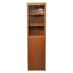 Vintage Danish Mid Century Tall Omann Jun Teak Bookcase - 0823185