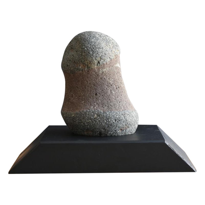 Japanese antique appreciation stone/penis-shaped stone/strange stone For Sale