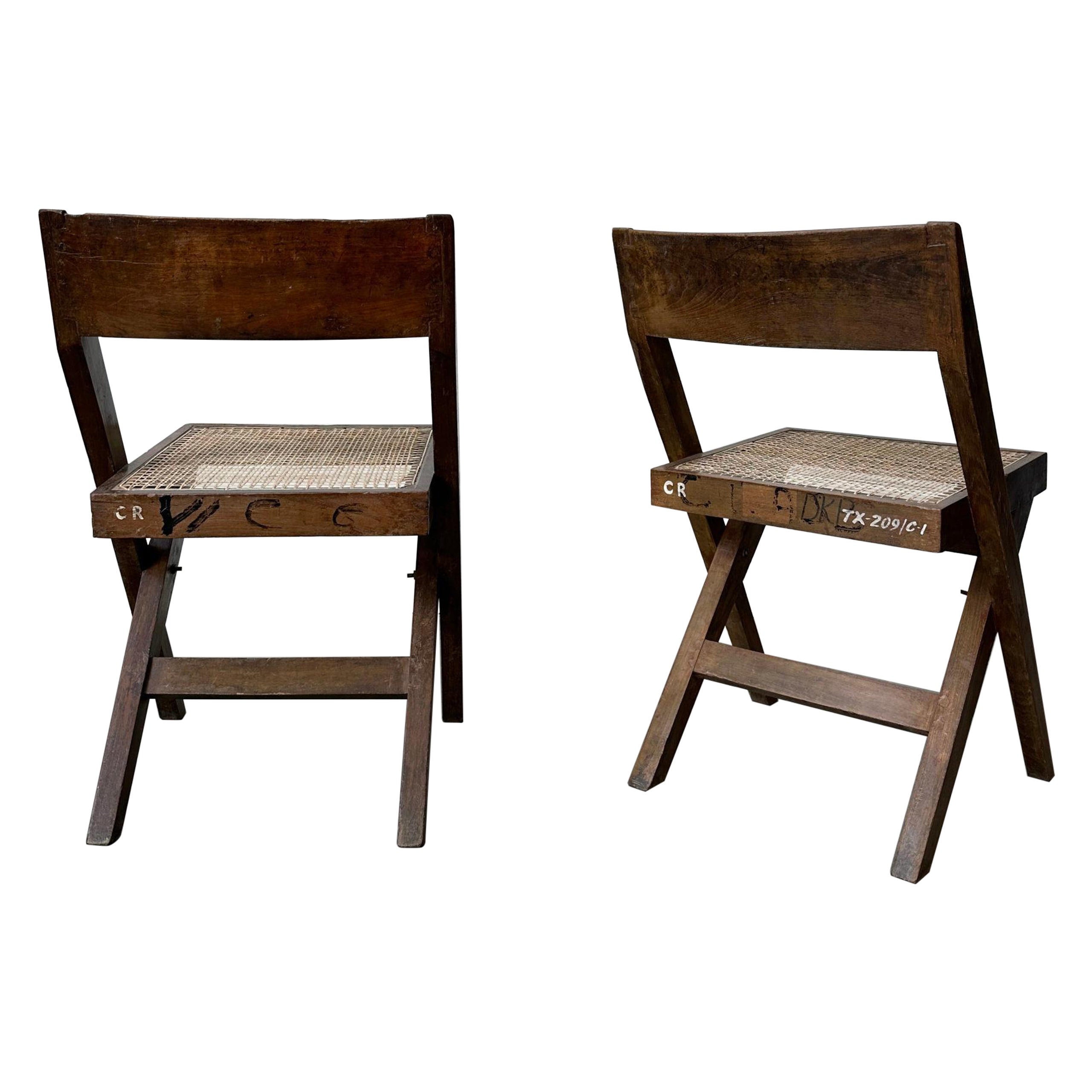 Pierre Jeanneret Library Chairs PJ-SI-51-A For Sale