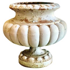 19th Century Cast Iron Garden Urn