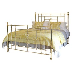 6ft Wide All Brass Victorian Antique Bed MSK80