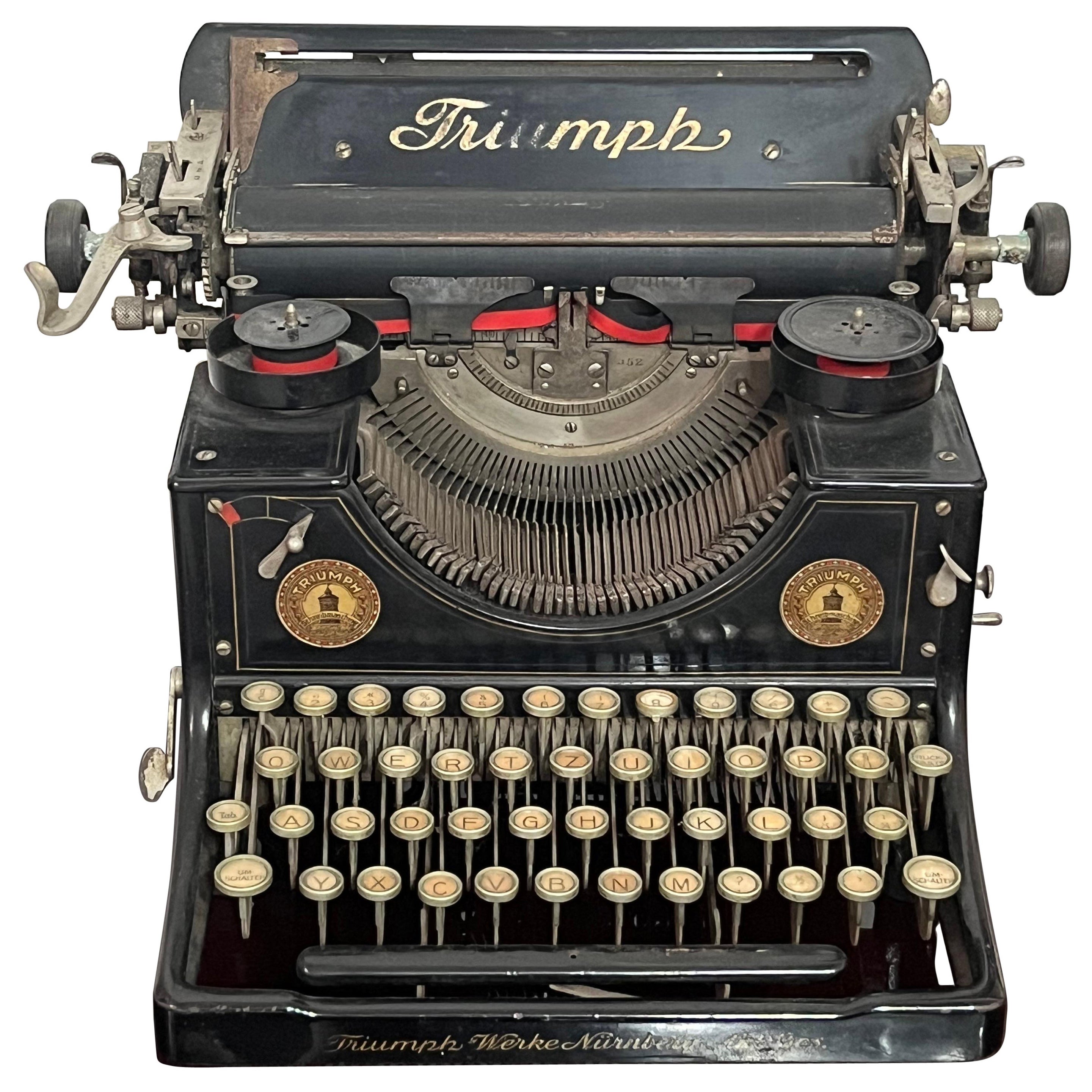 Triumph Typewriter, Germany, 1930 For Sale