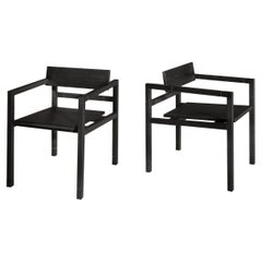 Hidde's Dining Chair- 10 "ten" - Solid Oak, dark and light tinted oak