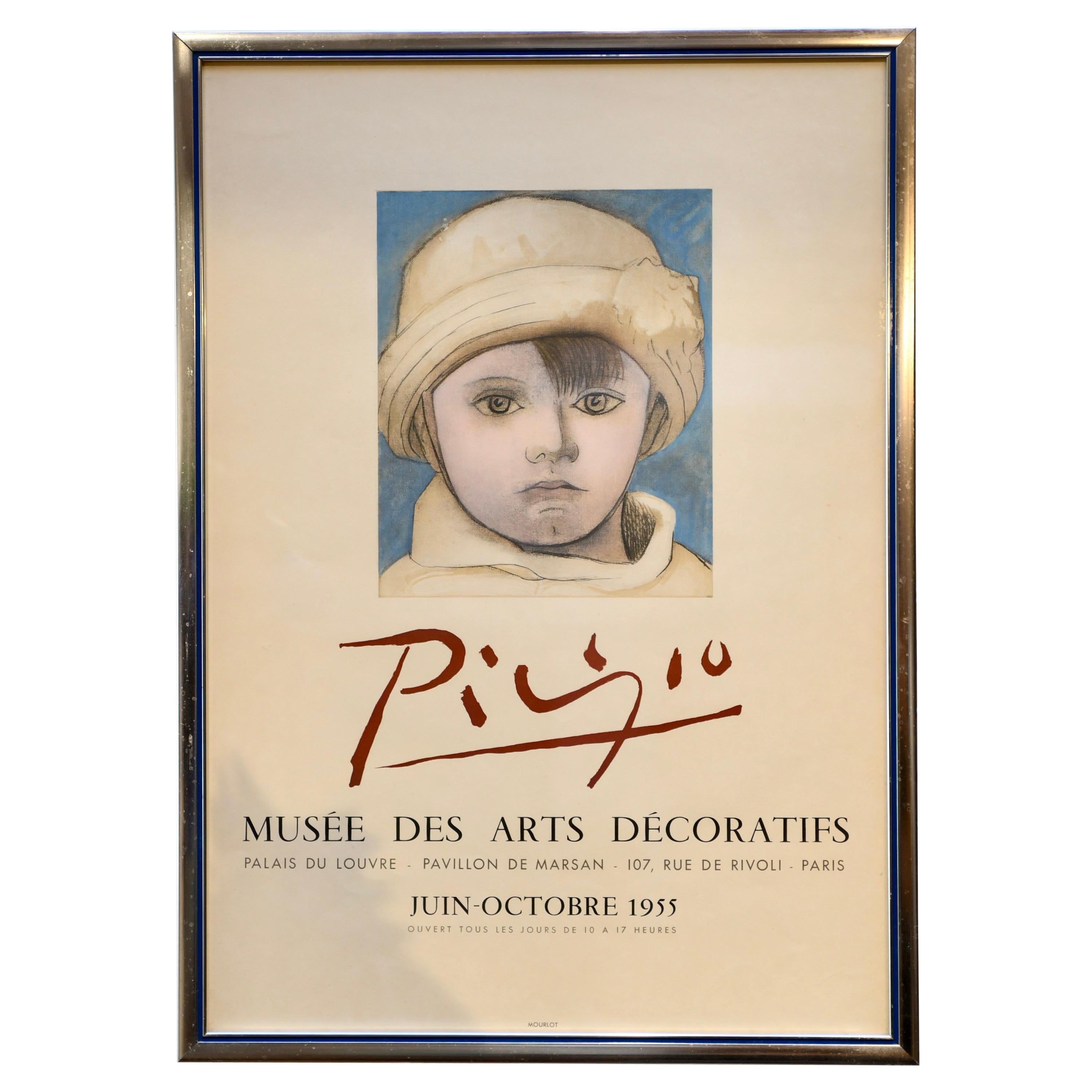1955 Picasso Exhibition Poster
