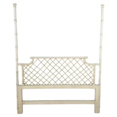 Ficks Reed Faux Bamboo and Rattan Queen Poster Headboard