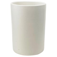 La Gardo Tackett White Cylinder Planter for Architectural Pottery C-12