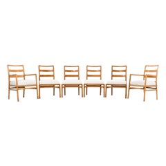 1950s Set of Six T.H. Robsjohn Gibbings for Widdicomb Model 4209 Dining Chairs
