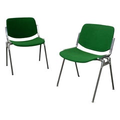 Italian mid-century modern DSC chairs Giancarlo Piretti Anonima Castelli, 1965