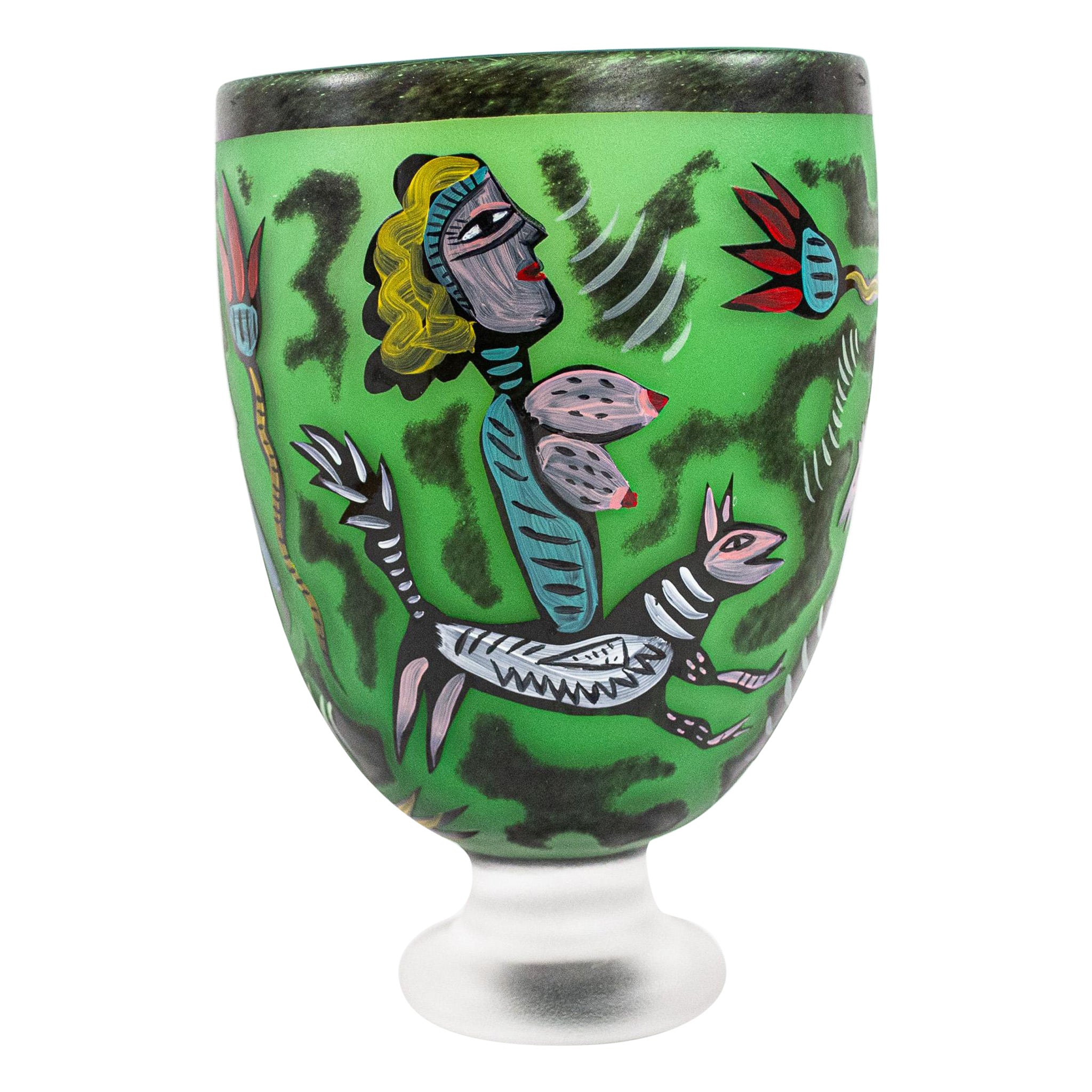 Ulrika Hydman Vallien vase For Sale
