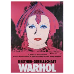 1981 Andy Warhol - Kestner-Gesellschaft Original Vintage Poster