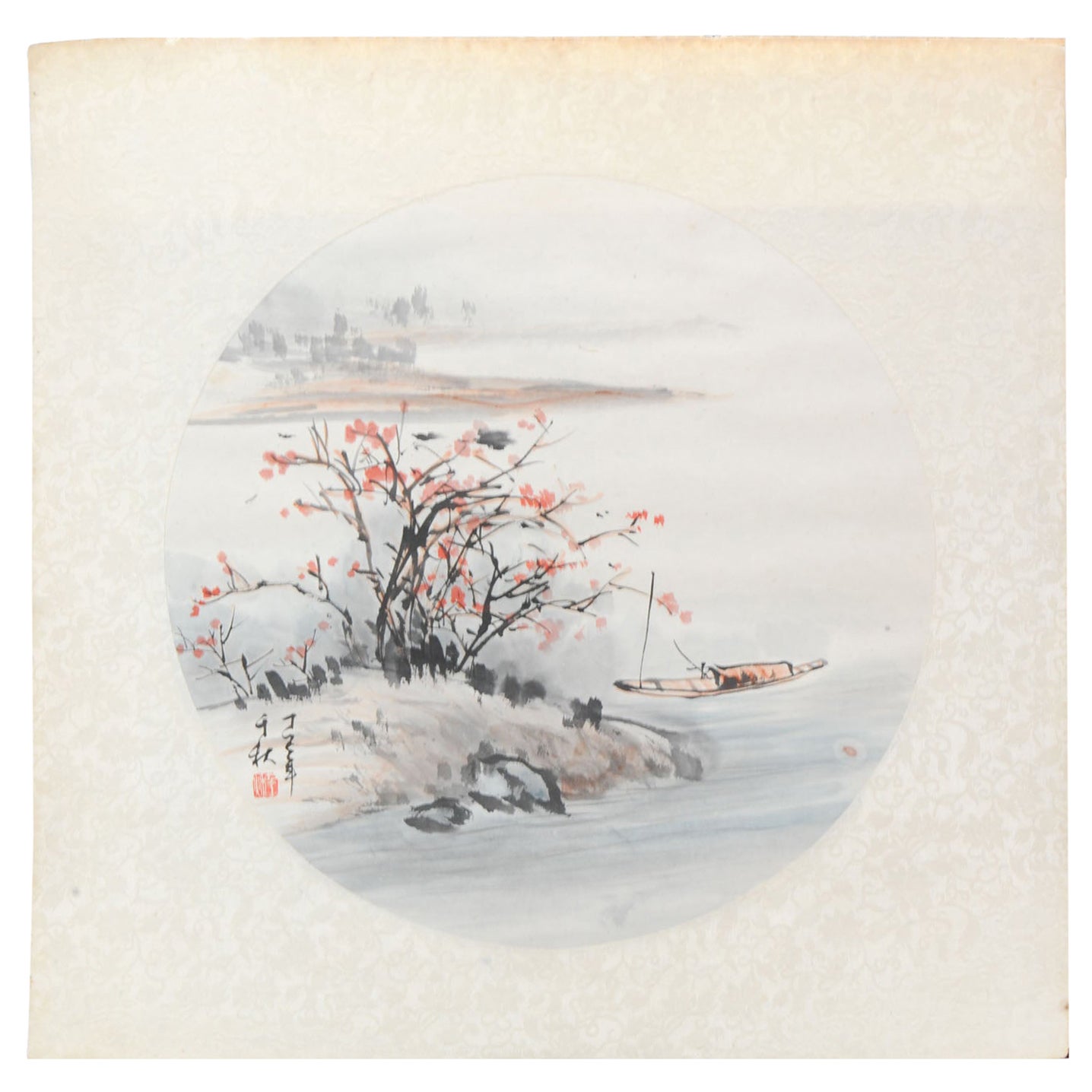 Antique Chinese Painting China Proc Maming, 1977 20th Century For Sale