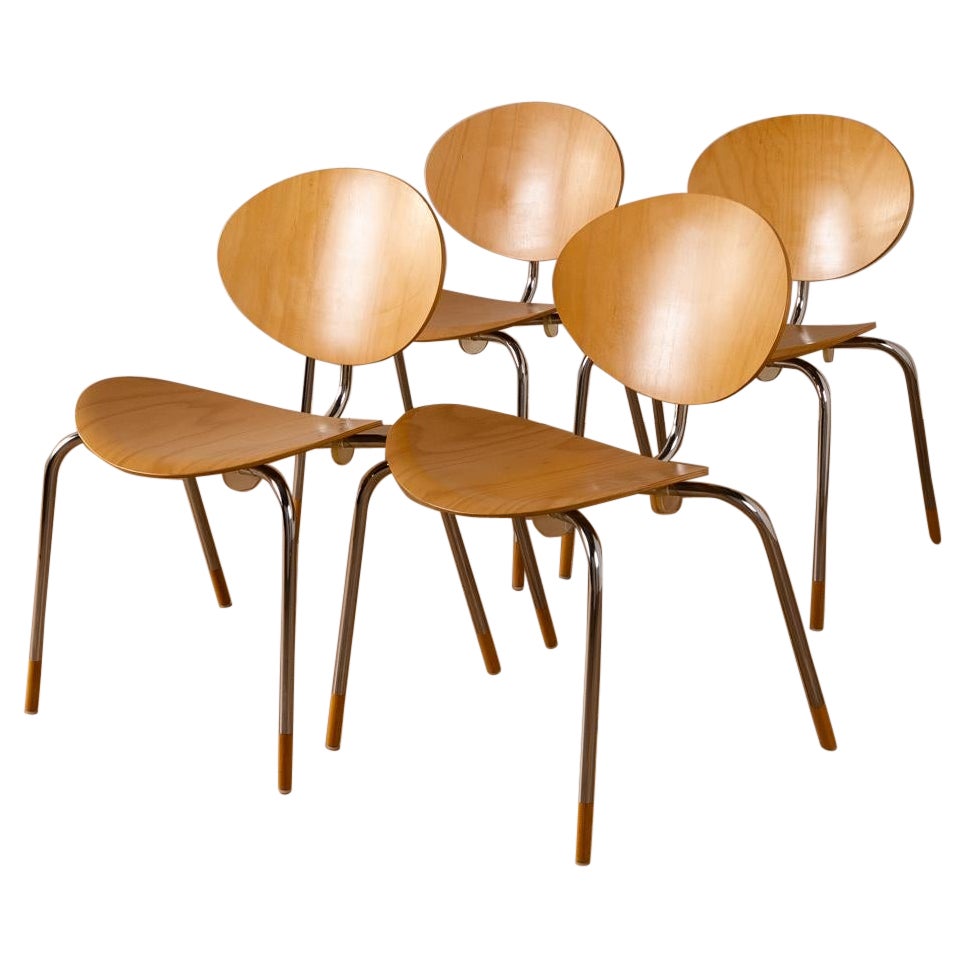 4x Elmar Flötotto "Mosquito" chairs For Sale