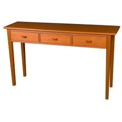 Mid-century FBJ Mobler Danish Modern Teak Console Sofa Table
