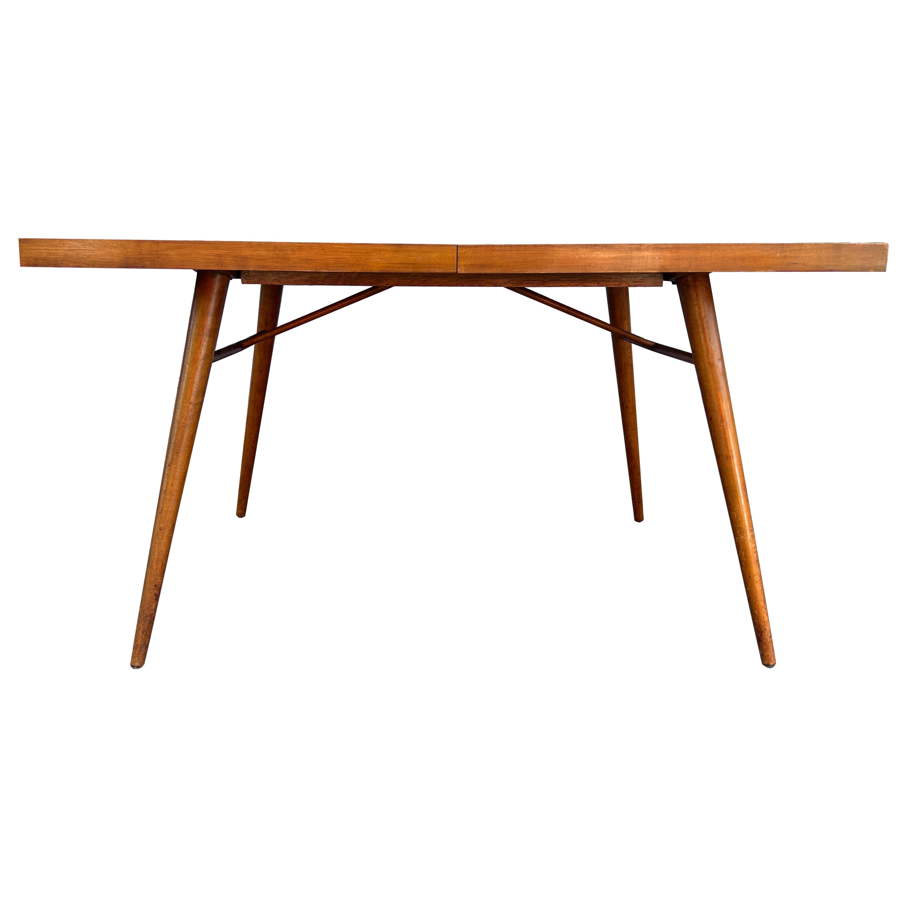 Midcentury Paul McCobb Planner Group rectangle Maple #1522 Dining Table 2 leaves For Sale