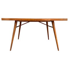 Midcentury Paul McCobb Planner Group rectangle Maple #1522 Dining Table 2 leaves