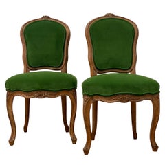  Paire de chaises anciennes Louis XVI