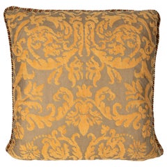 A Fortuny Fabric Cushion in the Farnese Pattern