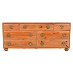 Retro Henredon Mid-Century Hollywood Regency Pine Dresser or Credenza