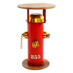 Vintage Fire Hydrant Occasional Table, 1970s