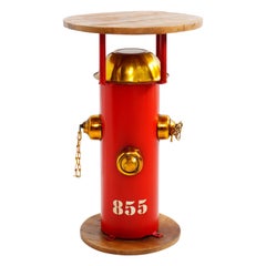 Retro Fire Hydrant Occasional Table, 1970s