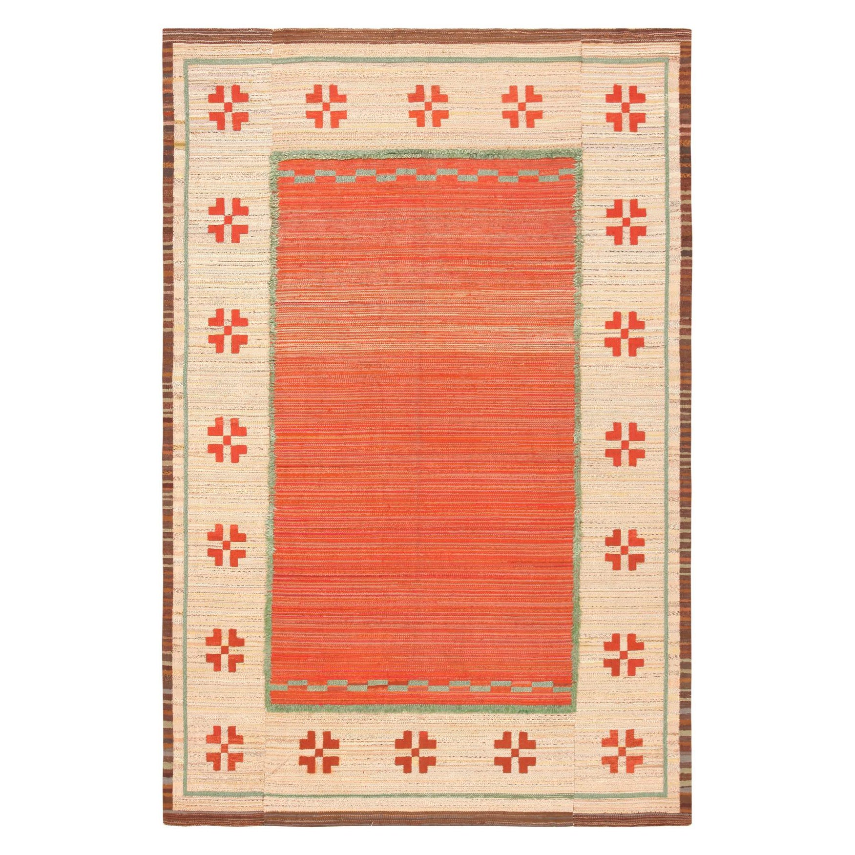 What is a flat weave rug?