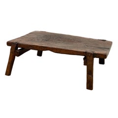 Ancienne petite table de travail italienne brutaliste 