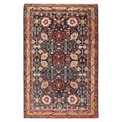 Nazmiyal Collection Antique Indian Agra Rug. 5 ft x 7 ft 6 in